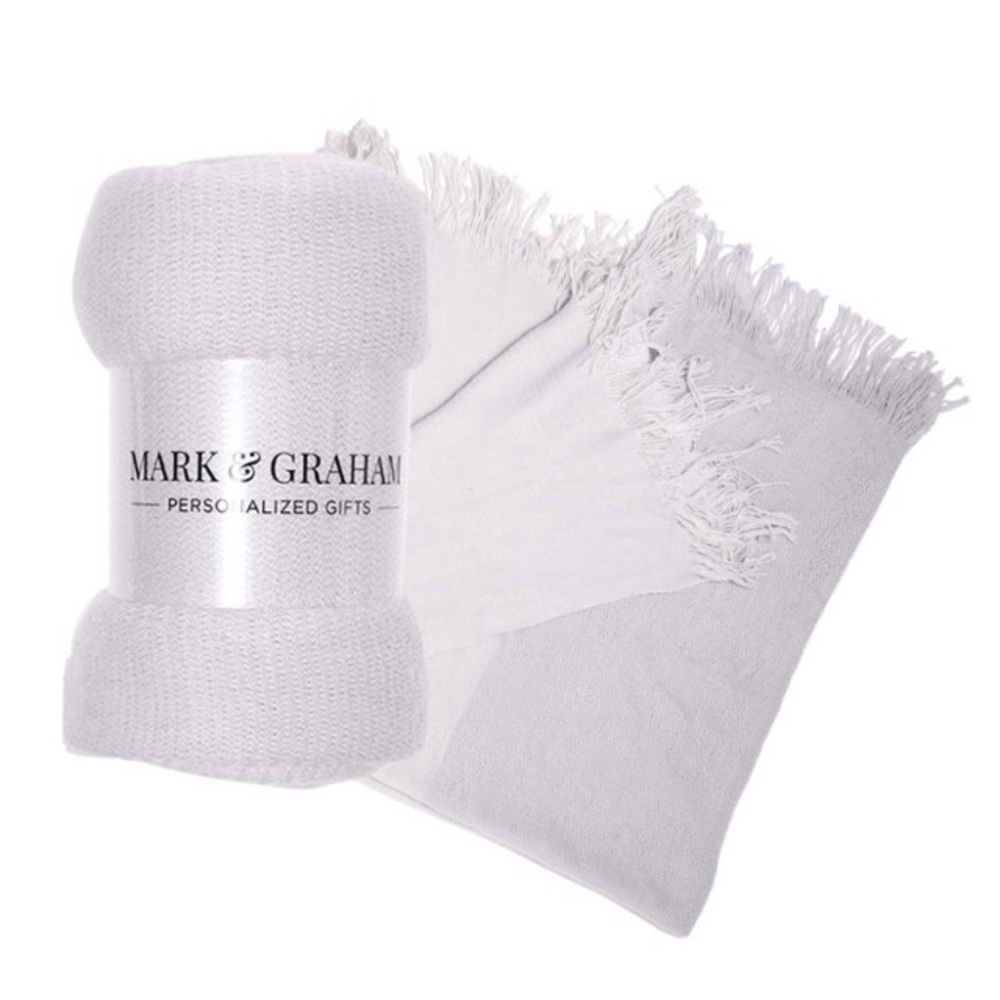 NEW Mark & Graham Colorblock Throw